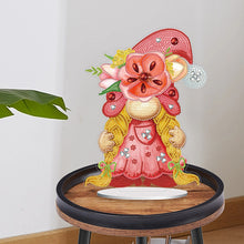 Load image into Gallery viewer, Garden Gnome DIY Diamond Painting Desktop Ornaments Kit for Office Desktop Decor