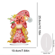 Load image into Gallery viewer, Garden Gnome DIY Diamond Painting Desktop Ornaments Kit for Office Desktop Decor