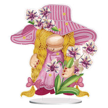 Load image into Gallery viewer, Garden Gnome DIY Diamond Painting Desktop Ornaments Kit for Office Desktop Decor