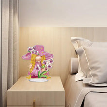 Load image into Gallery viewer, Garden Gnome DIY Diamond Painting Desktop Ornaments Kit for Office Desktop Decor