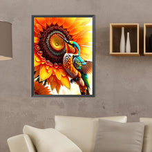 Load image into Gallery viewer, Diamond Painting - Full Round - Sunflowers and hummingbirds (30*40CM)
