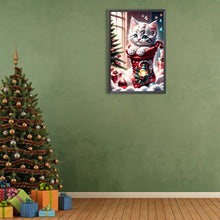Load image into Gallery viewer, Diamond Painting - Full Round - cat in socks (40*60CM)