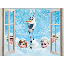 Load image into Gallery viewer, Diamond Painting - Full Square - Frozen outside the window (40*30CM)
