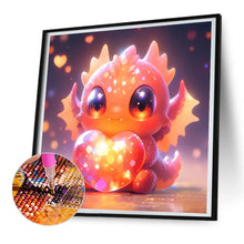 Load image into Gallery viewer, Diamond Painting - Full Round - Glowing little dinosaur (30*30CM)