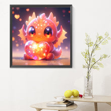Load image into Gallery viewer, Diamond Painting - Full Round - Glowing little dinosaur (30*30CM)