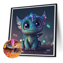 Load image into Gallery viewer, Diamond Painting - Full Round - Glowing little dinosaur (30*30CM)