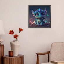 Load image into Gallery viewer, Diamond Painting - Full Round - Glowing little dinosaur (30*30CM)
