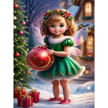 Load image into Gallery viewer, Diamond Painting - Full Round - christmas fairy (30*40CM)