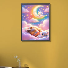 Load image into Gallery viewer, AB Diamond Painting - Full Round - Baby sleeping on the clouds (40*55CM)
