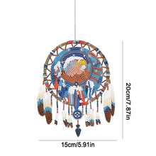 Load image into Gallery viewer, Flag Dreamcatcher Single-Sided Diamond Painting Hanging Pendant for Wall Decor