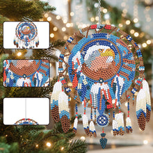 Load image into Gallery viewer, Flag Dreamcatcher Single-Sided Diamond Painting Hanging Pendant for Wall Decor