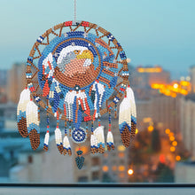 Load image into Gallery viewer, Flag Dreamcatcher Single-Sided Diamond Painting Hanging Pendant for Wall Decor