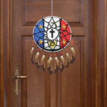Load image into Gallery viewer, Flag Dreamcatcher Single-Sided Diamond Painting Hanging Pendant for Wall Decor