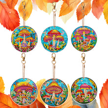 Load image into Gallery viewer, 6 PCS Multicoloured Love Double Sided Special Shape Diamond Painting Keychain