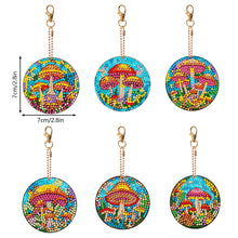 Load image into Gallery viewer, 6 PCS Multicoloured Love Double Sided Special Shape Diamond Painting Keychain