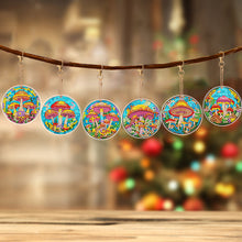 Load image into Gallery viewer, 6 PCS Multicoloured Love Double Sided Special Shape Diamond Painting Keychain