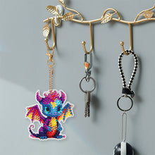 Load image into Gallery viewer, 6 PCS Multicoloured Love Double Sided Special Shape Diamond Painting Keychain