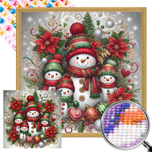 Load image into Gallery viewer, AB Diamond Painting - Full Round - snowman (30*30CM)