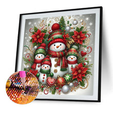 Load image into Gallery viewer, AB Diamond Painting - Full Round - snowman (30*30CM)