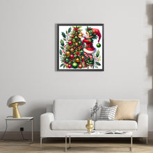 Load image into Gallery viewer, AB Diamond Painting - Full Round - Christmas tree and little doll (30*30CM)