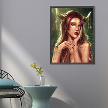 Load image into Gallery viewer, Diamond Painting - Full Round - Constellation Girl¡¤Taurus (50*60CM)