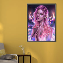 Load image into Gallery viewer, Diamond Painting - Full Round - Constellation Girl¡¤Cancer (50*60CM)