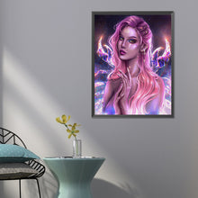 Load image into Gallery viewer, Diamond Painting - Full Round - Constellation Girl¡¤Cancer (50*60CM)