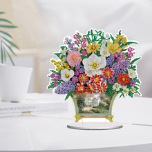 Load image into Gallery viewer, Acrylic Bouquet Diamond Painting Desktop Decorations for Office Desktop Decor