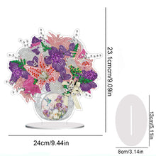 Load image into Gallery viewer, Acrylic Bouquet Diamond Painting Desktop Decorations for Office Desktop Decor