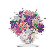 Load image into Gallery viewer, Acrylic Bouquet Diamond Painting Desktop Decorations for Office Desktop Decor