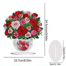 Load image into Gallery viewer, Acrylic Bouquet Diamond Painting Desktop Decorations for Office Desktop Decor