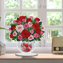 Load image into Gallery viewer, Acrylic Bouquet Diamond Painting Desktop Decorations for Office Desktop Decor