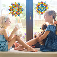 Load image into Gallery viewer, 6 PCS Mosaic Diamond Art Stickers Mandala Diamond Painting Stickers for Kid Gift