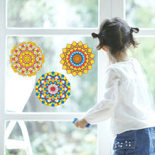 Load image into Gallery viewer, 6 PCS Mosaic Diamond Art Stickers Mandala Diamond Painting Stickers for Kid Gift