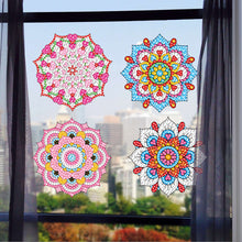 Load image into Gallery viewer, 6 PCS Mosaic Diamond Art Stickers Mandala Diamond Painting Stickers for Kid Gift