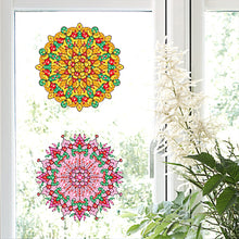Load image into Gallery viewer, 6 PCS Mosaic Diamond Art Stickers Mandala Diamond Painting Stickers for Kid Gift