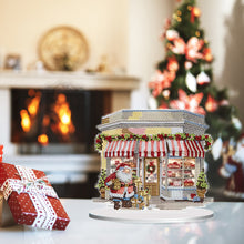 Load image into Gallery viewer, Christmas Snow Room Round Desktop Diamond Art Kits for Home Office Desktop Decor