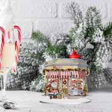 Load image into Gallery viewer, Christmas Snow Room Round Desktop Diamond Art Kits for Home Office Desktop Decor