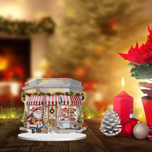 Load image into Gallery viewer, Christmas Snow Room Round Desktop Diamond Art Kits for Home Office Desktop Decor