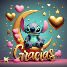 Load image into Gallery viewer, Diamond Painting - Full Round - Cartoon minifigure-Stitch (30*30CM)