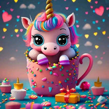 Load image into Gallery viewer, Diamond Painting - Full Round - Cartoon minifigure-color pony (30*30CM)