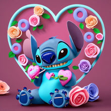 Load image into Gallery viewer, Diamond Painting - Full Round - Cartoon minifigure-Stitch (30*30CM)