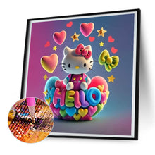 Load image into Gallery viewer, Diamond Painting - Full Round - Cartoon minifigure-Hello Kitty (30*30CM)
