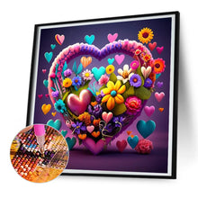 Load image into Gallery viewer, Diamond Painting - Full Round - colorful flowers (30*30CM)