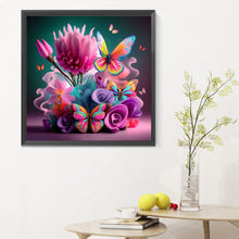 Load image into Gallery viewer, Diamond Painting - Full Round - colorful flowers (30*30CM)