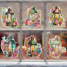 Load image into Gallery viewer, 6 PCS Christmas Tree Christmas Lamp Diamond Painting Stickers for Boy Girls Gift