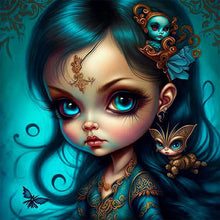 Load image into Gallery viewer, AB Diamond Painting - Full Round - fantasy girl (40*40CM)