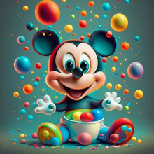 Load image into Gallery viewer, Diamond Painting - Full Round - disney mickey (30*30CM)