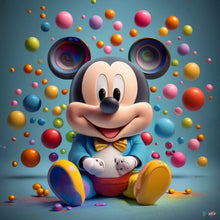 Load image into Gallery viewer, Diamond Painting - Full Round - disney mickey (30*30CM)