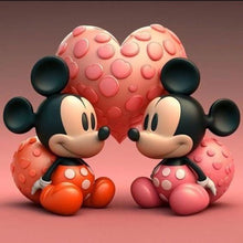 Load image into Gallery viewer, Diamond Painting - Full Round - disney mickey minnie (30*30CM)